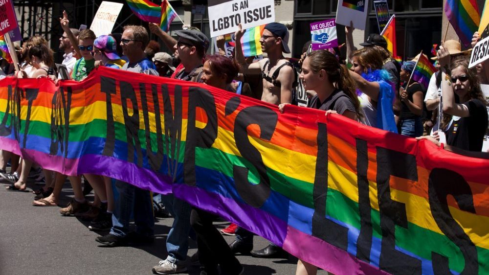 New York City Pride Parade - Protesting Trump