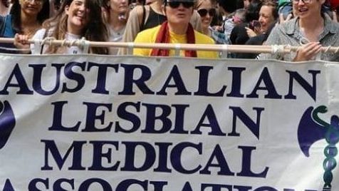 The Australian Lesbian Medical Association float