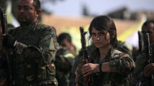 Kurds Targeted In Turkish Attack Include Thousands Of Female Fighters Who Battled Islamic State