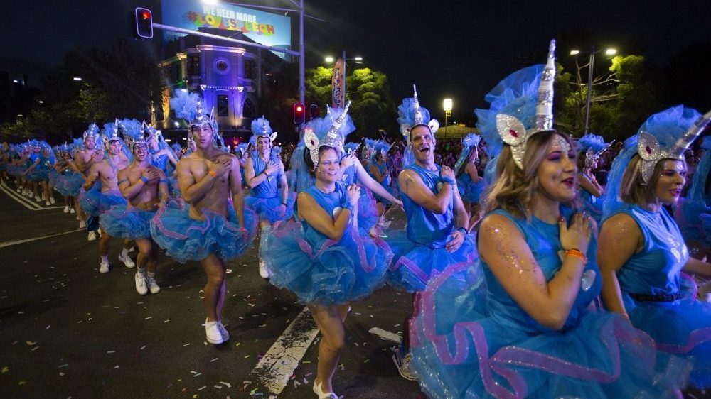 Float at Mardi Gras Parade