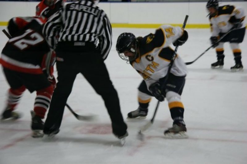 Nora Cothren plays Ice Hockey