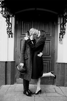 kissing a girl