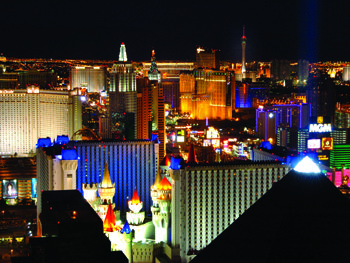 Las Vegas Strip view from Mandalay Bay