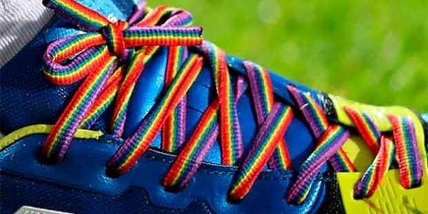 Sports Show with rainbow Laces