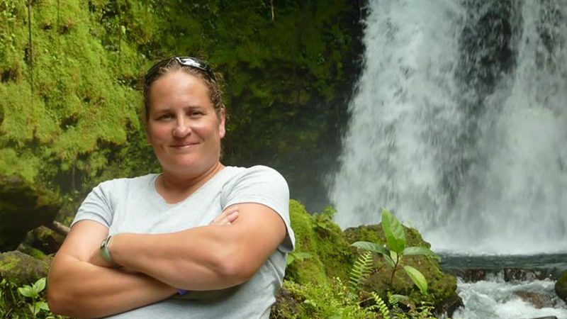 Laura at the Nauyaca Waterfalls