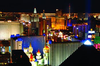 Las Vegas Strip view from Mandalay Bay