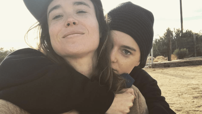 Emma Portner and Ellen page