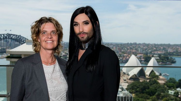 Silke Bader meets Conchita Wurst