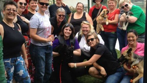 Dykes On Bikes Give Christmas Cheer To Animals In Need