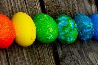 Reconciling Easter and the Rainbow Flag.