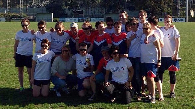 Team Shot of Pride Football Australia