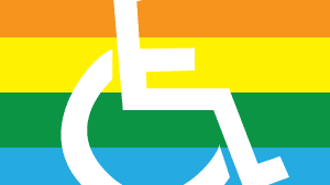 Rainbow Disability Sticker