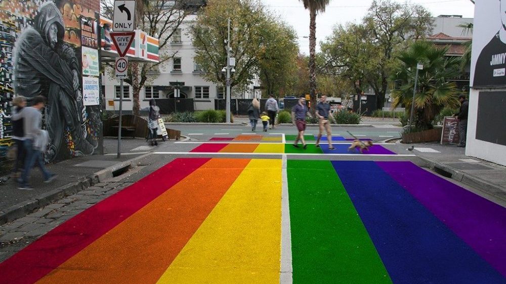 Rainbow Road Sends Message Of Inclusion In St Kilda