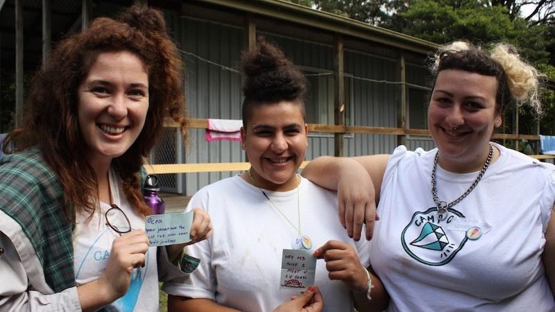 Young People at CAMP OUT