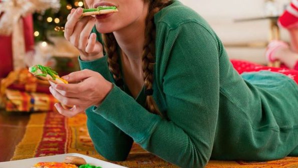 Woman eating