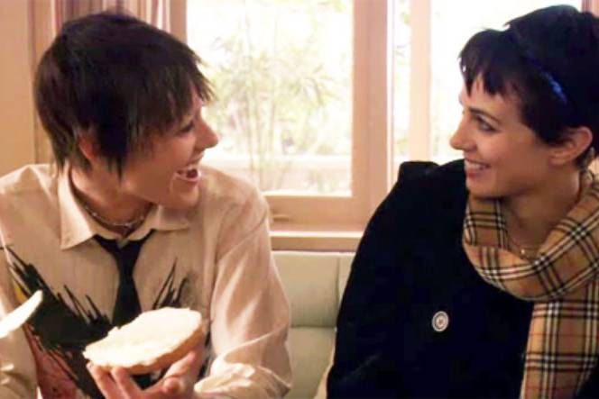 Still from the L Word with Shane and Jenny