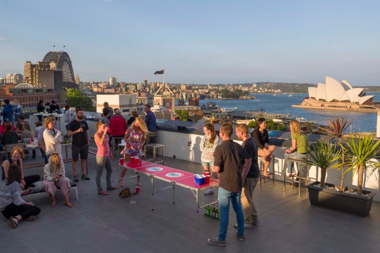 Sydney Harbour YHA rooftop